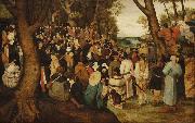 Pieter Brueghel the Younger The Preaching of St. John the Baptist oil painting picture wholesale